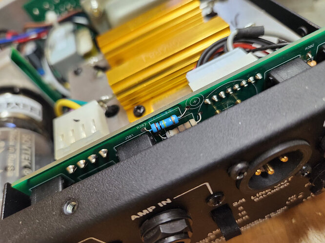 Fryette PS-100 failing resistor