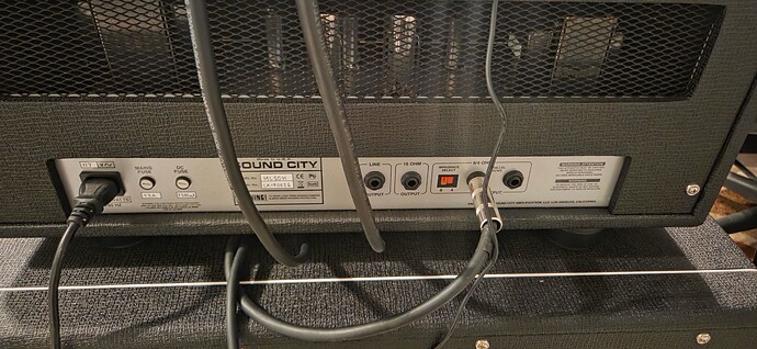 Sound City rear panel